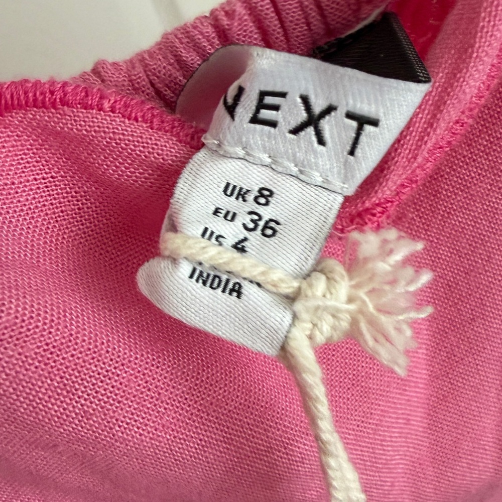 Next Pink Maxi Dress Nwot View 2